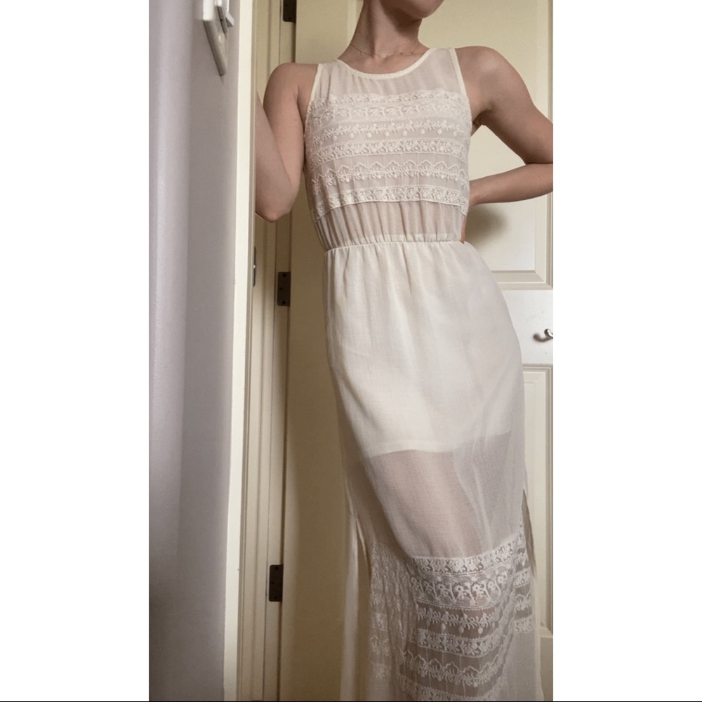 Long semi-shire dress